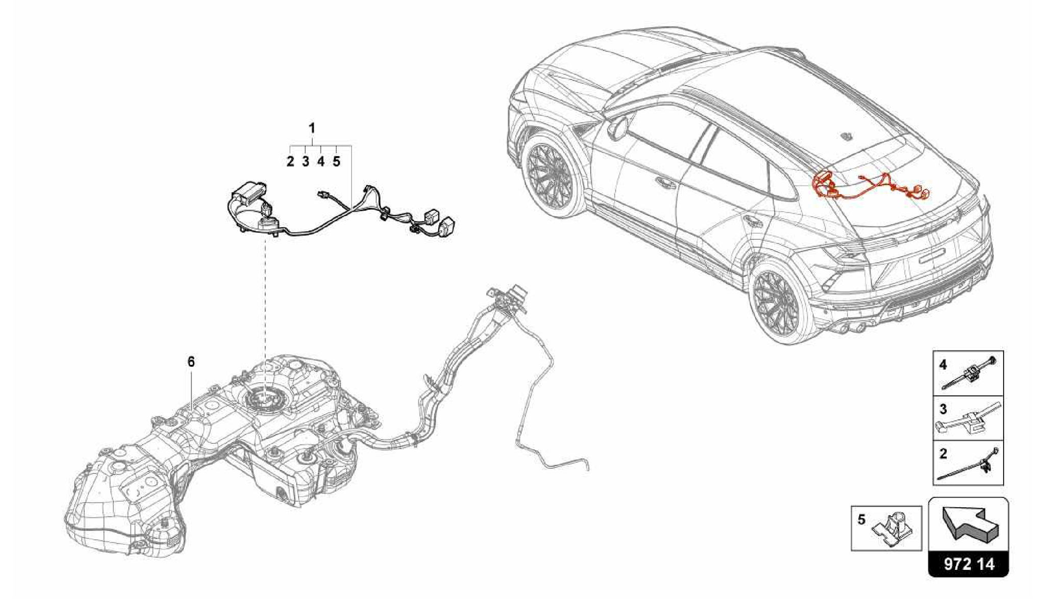 972.14.00-WIRING SET FOR FUEL TANK