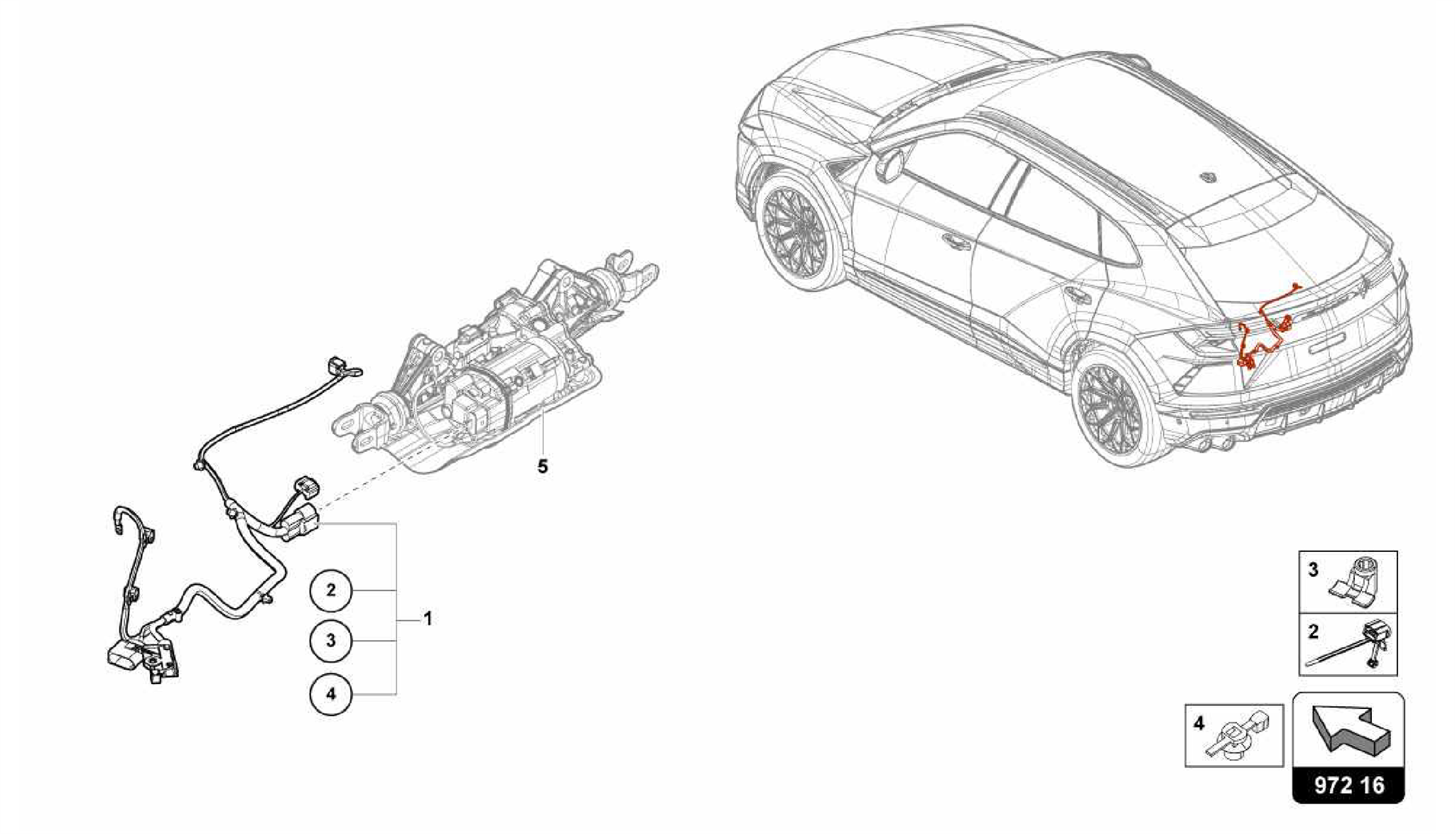972.16.00-ADAPTER CABLE LOOM
