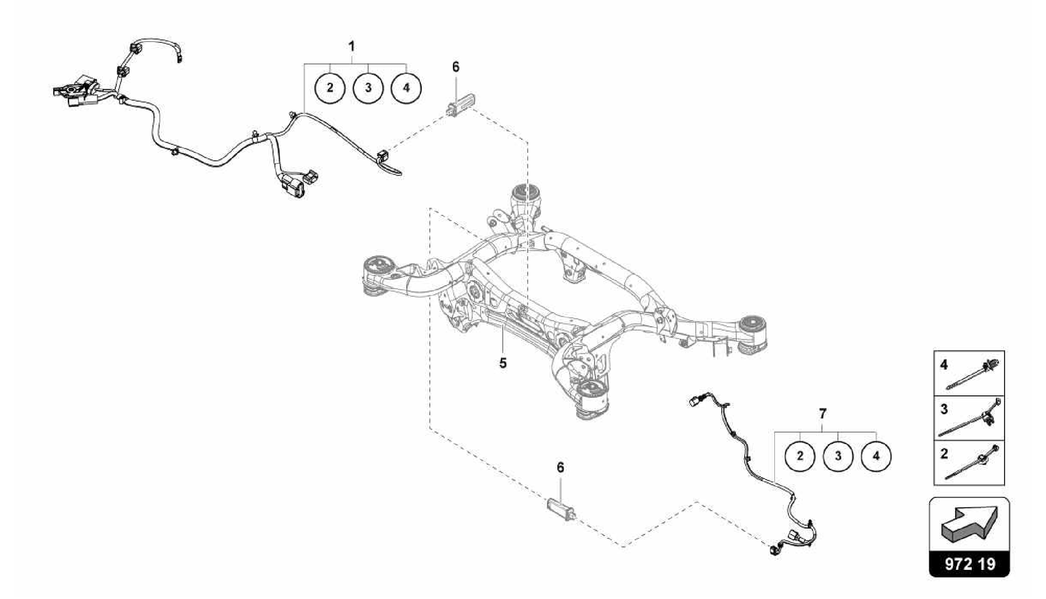 972.19.00-WIRING HARNESS FOR CENTRAL ELECTRICS