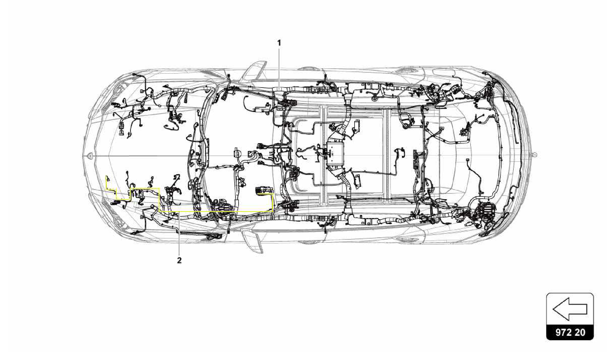 972.20.00-WIRING HARNESS FOR INTERIOR