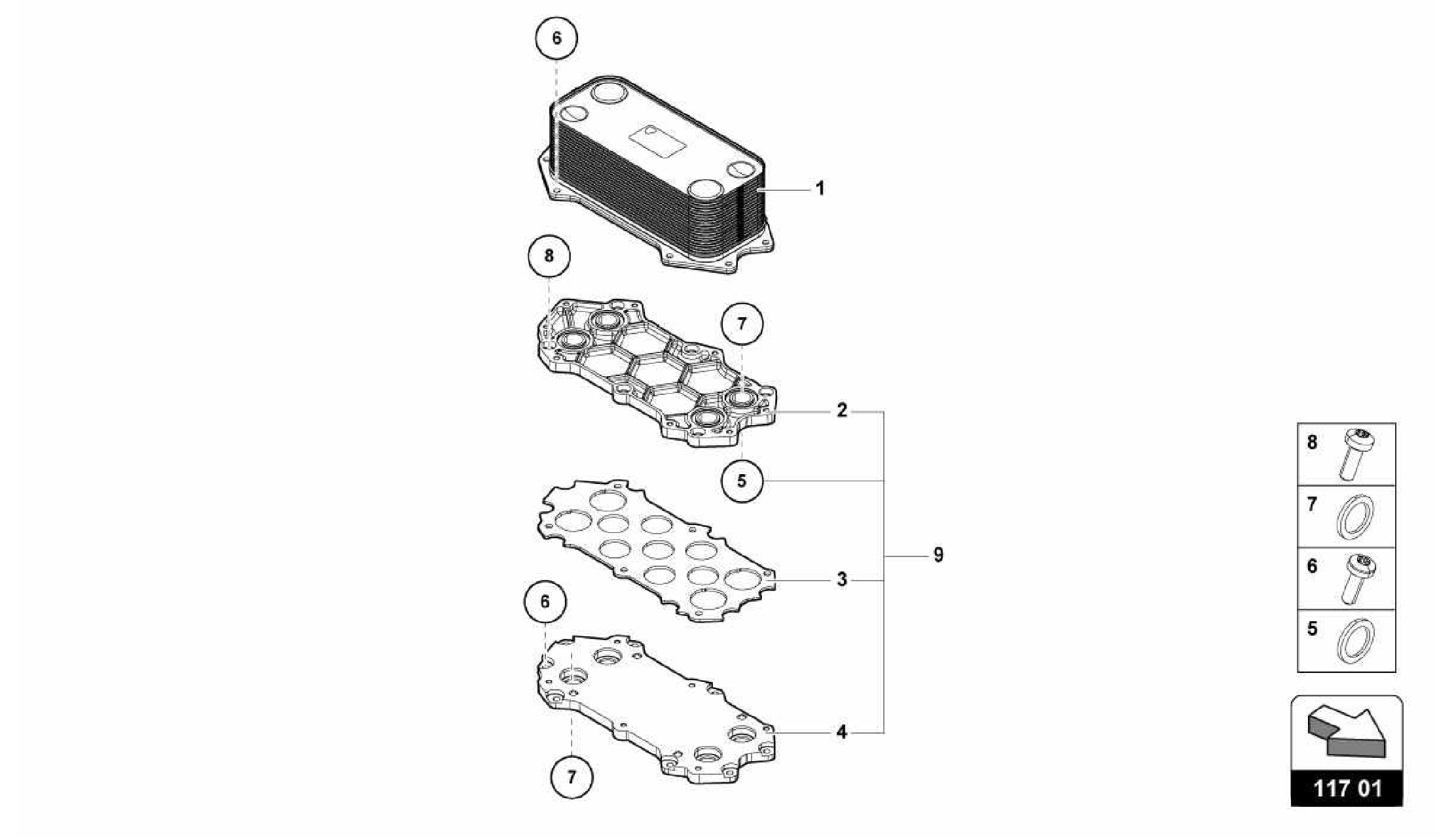 117.01.00-GEAR OIL COOLER