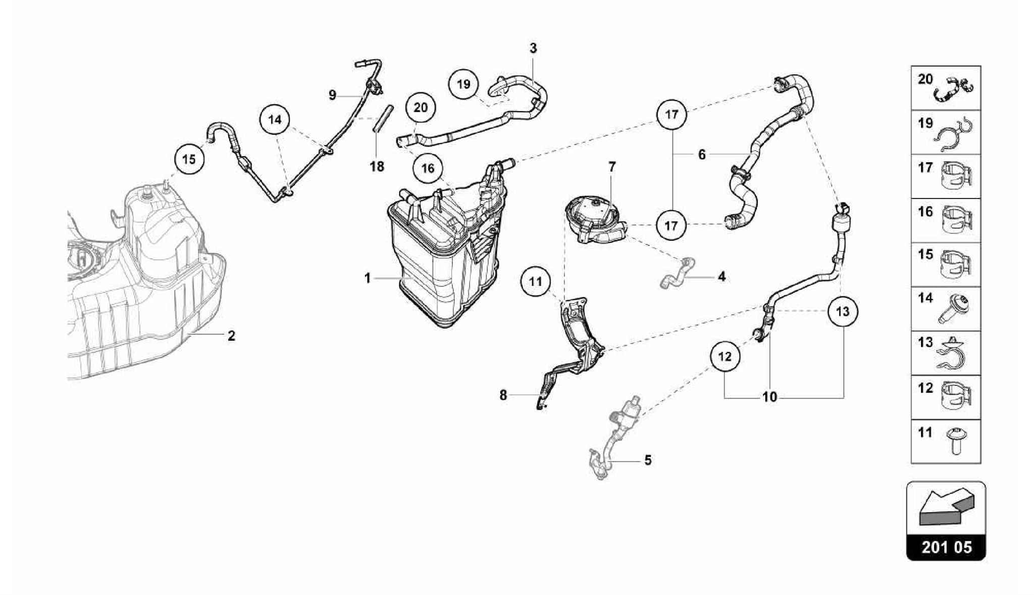 201.05.00-ACTIVATED CHARCOAL CONTAINER