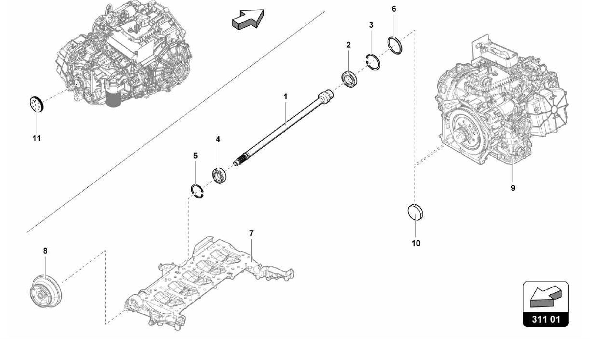 311.01.00-INPUT SHAFT