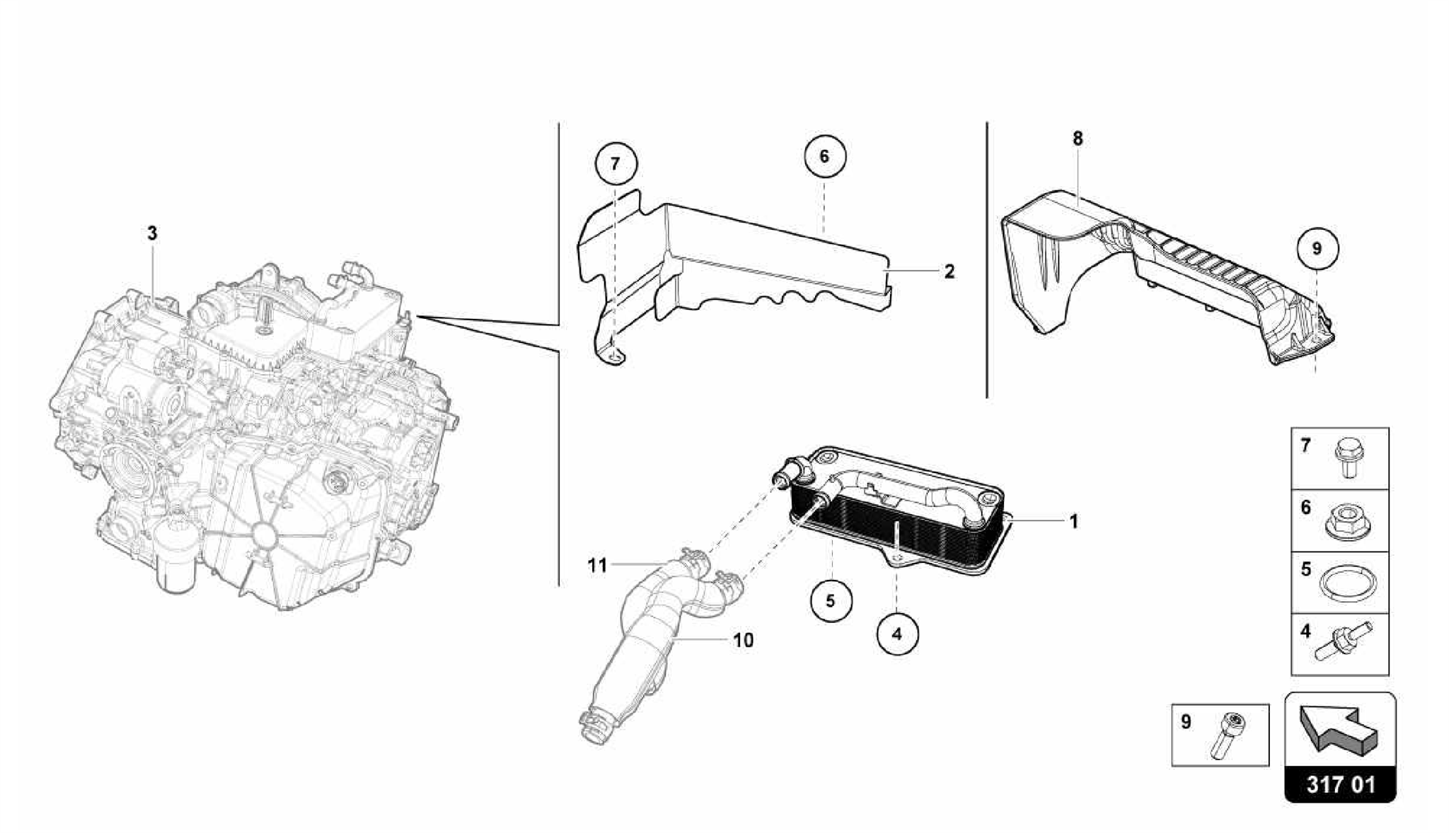 317.01.00-GEAR OIL COOLER