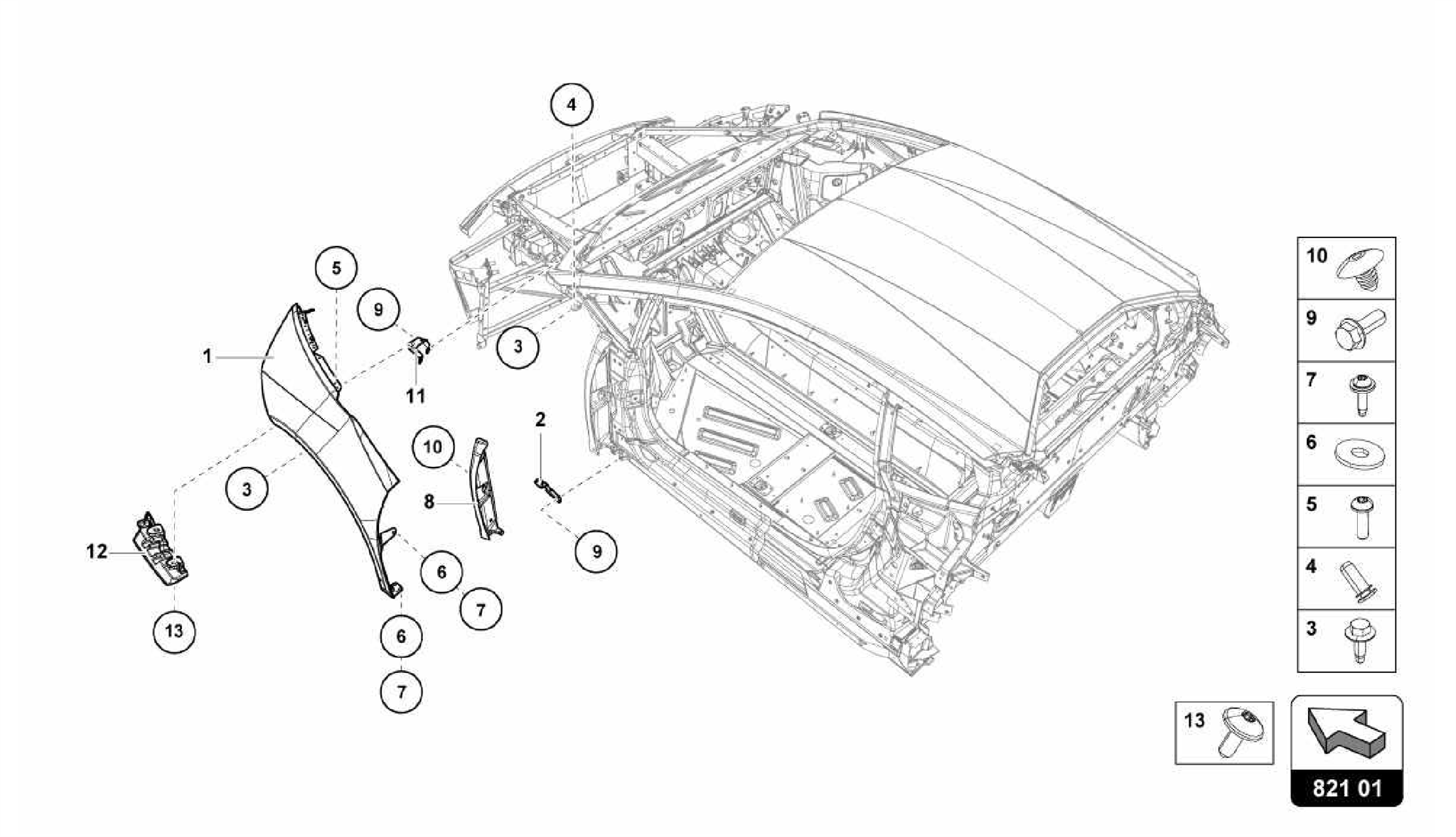 821.01.00-WING PROTECTOR FRONT