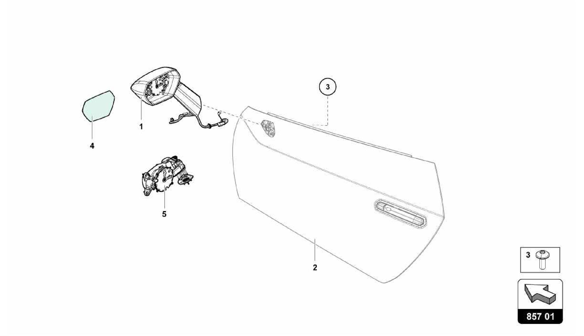 857.01.00-EXTERIOR MIRROR