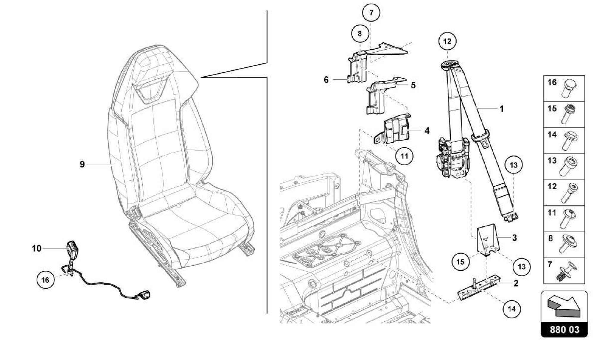 880.03.00-SEAT BELTS