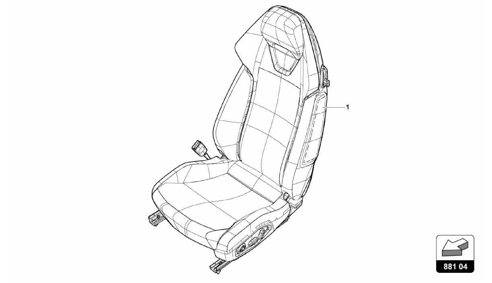 881.04.00-SEAT STANDARD TRIM