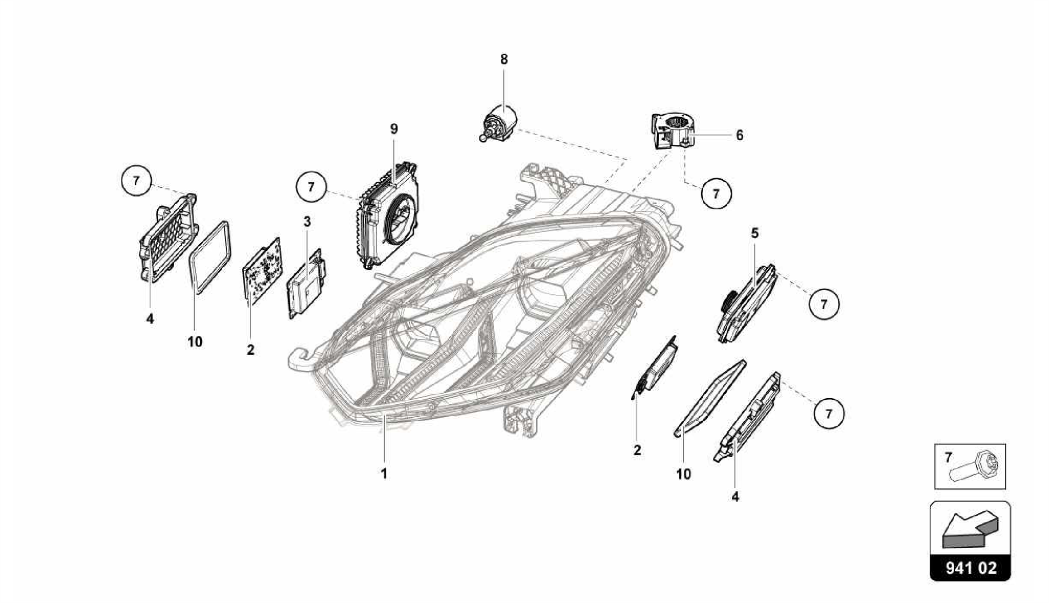 941.02.00-LIGHTING SYSTEM FRONT