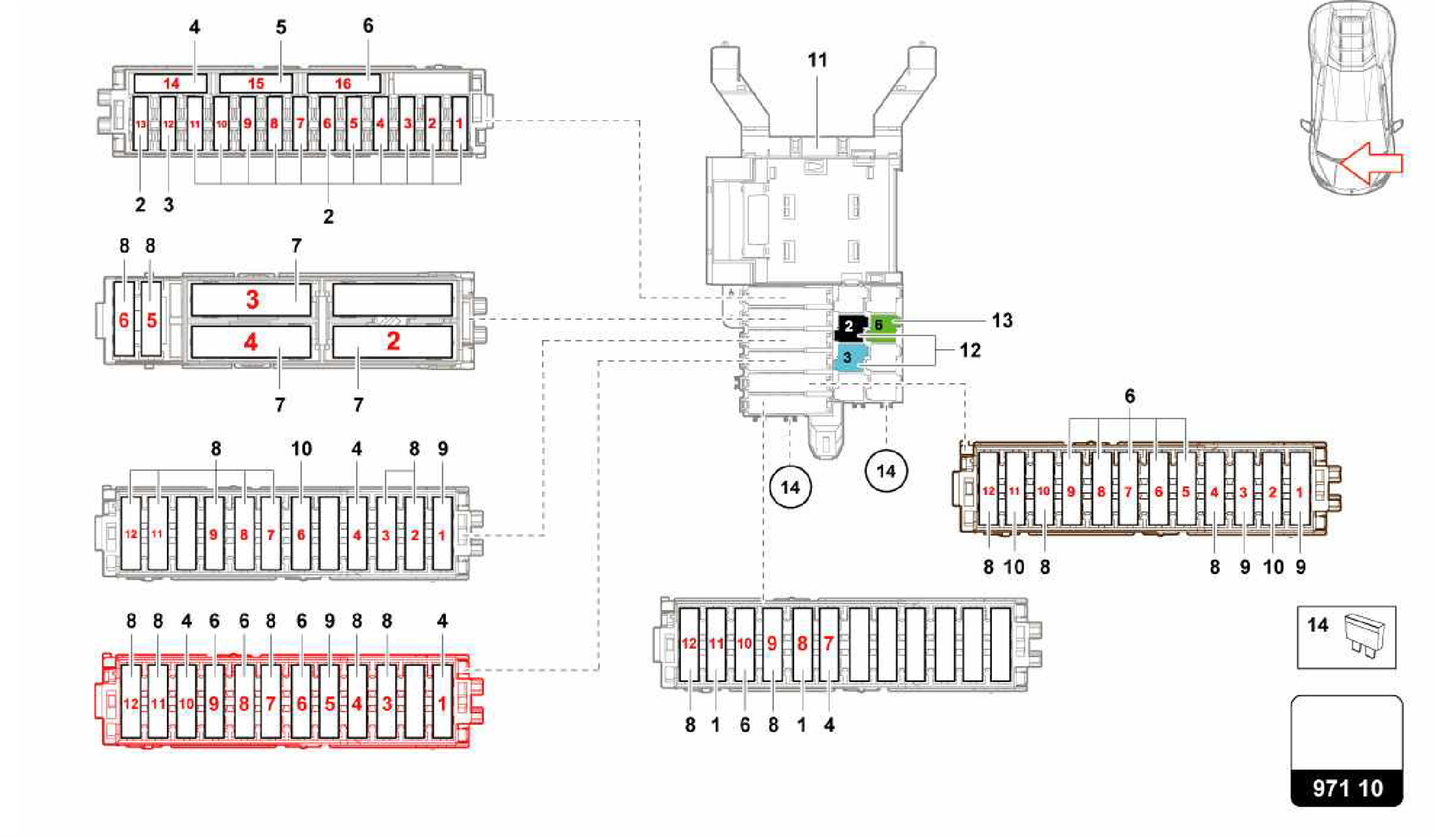 971.10.00-FUSES PASSENGER SIDE