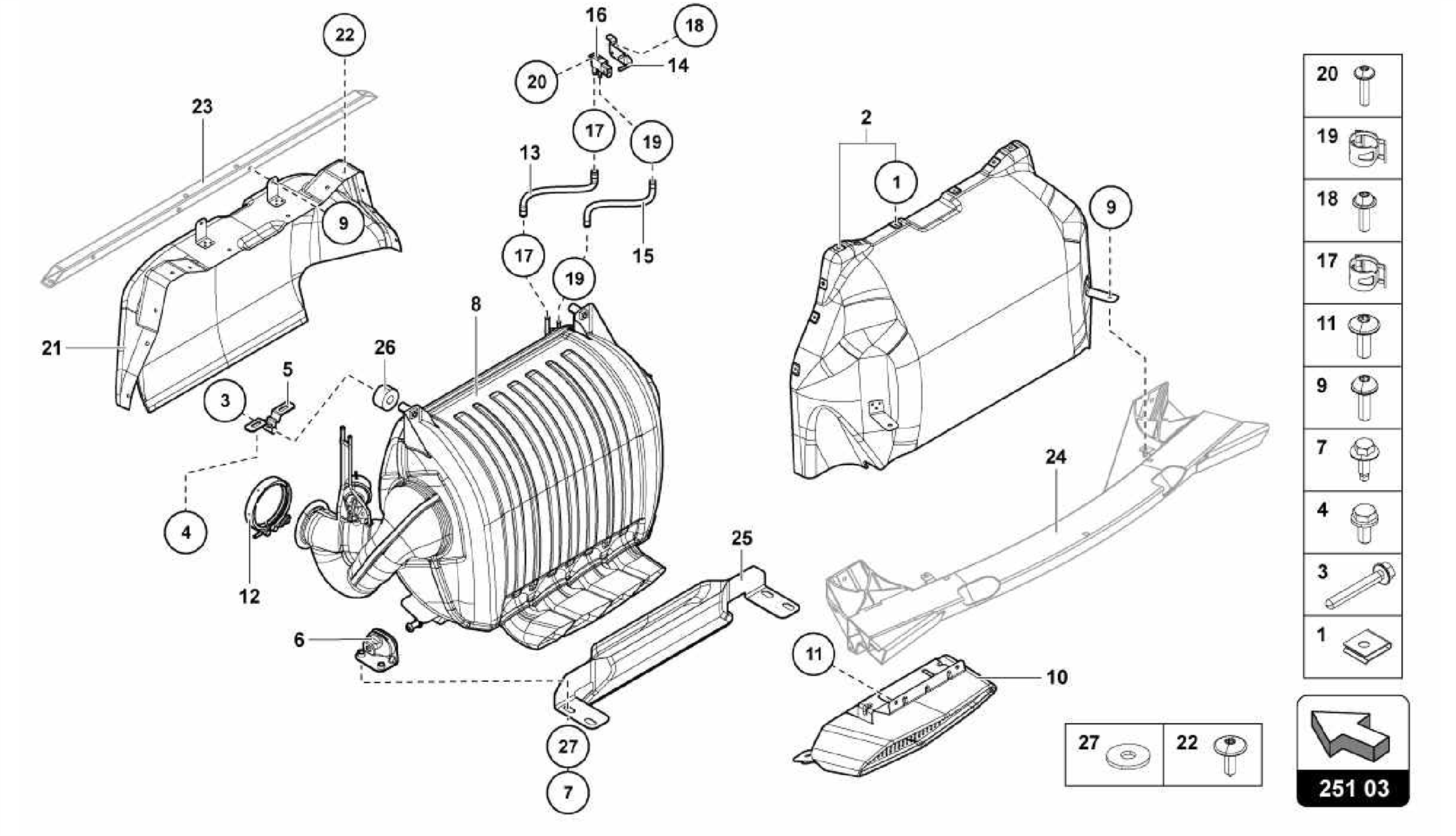 251.03.00-SILENCER WITH CATALYST