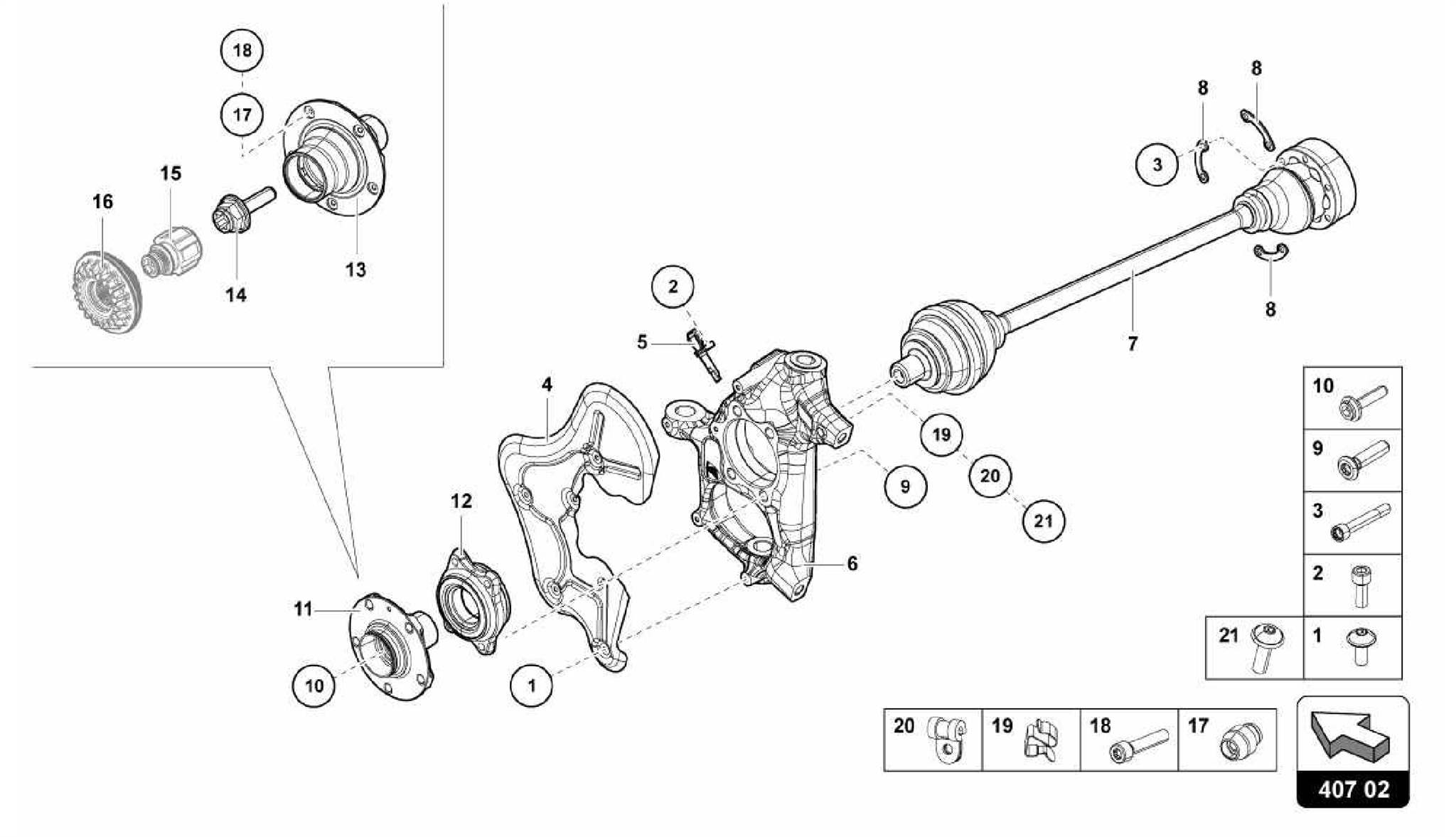 407.02.00-DRIVE SHAFT FRONT