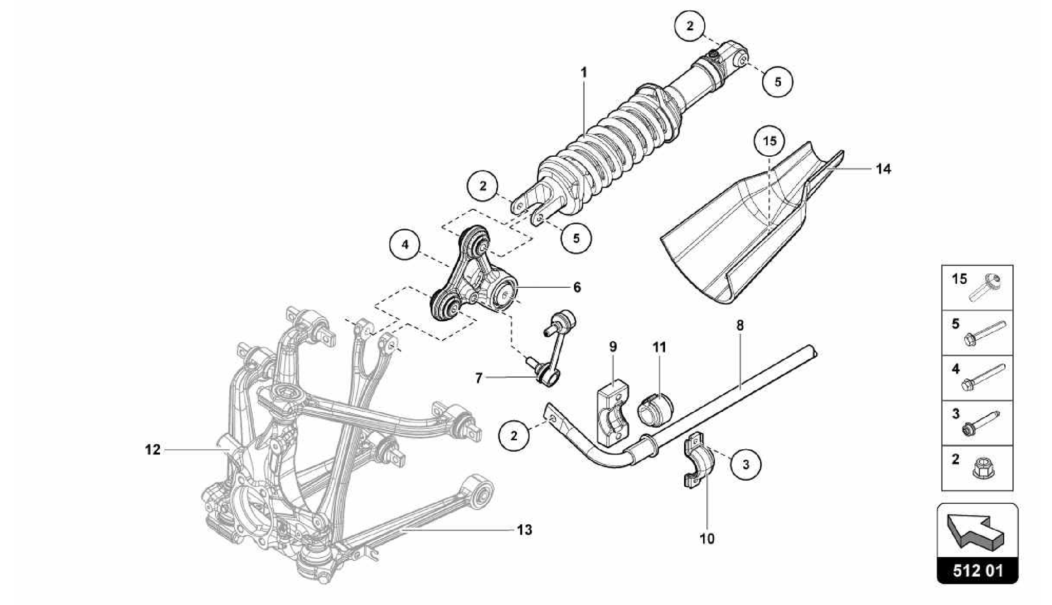 512.01.00-SHOCK ABSORBERS REAR
