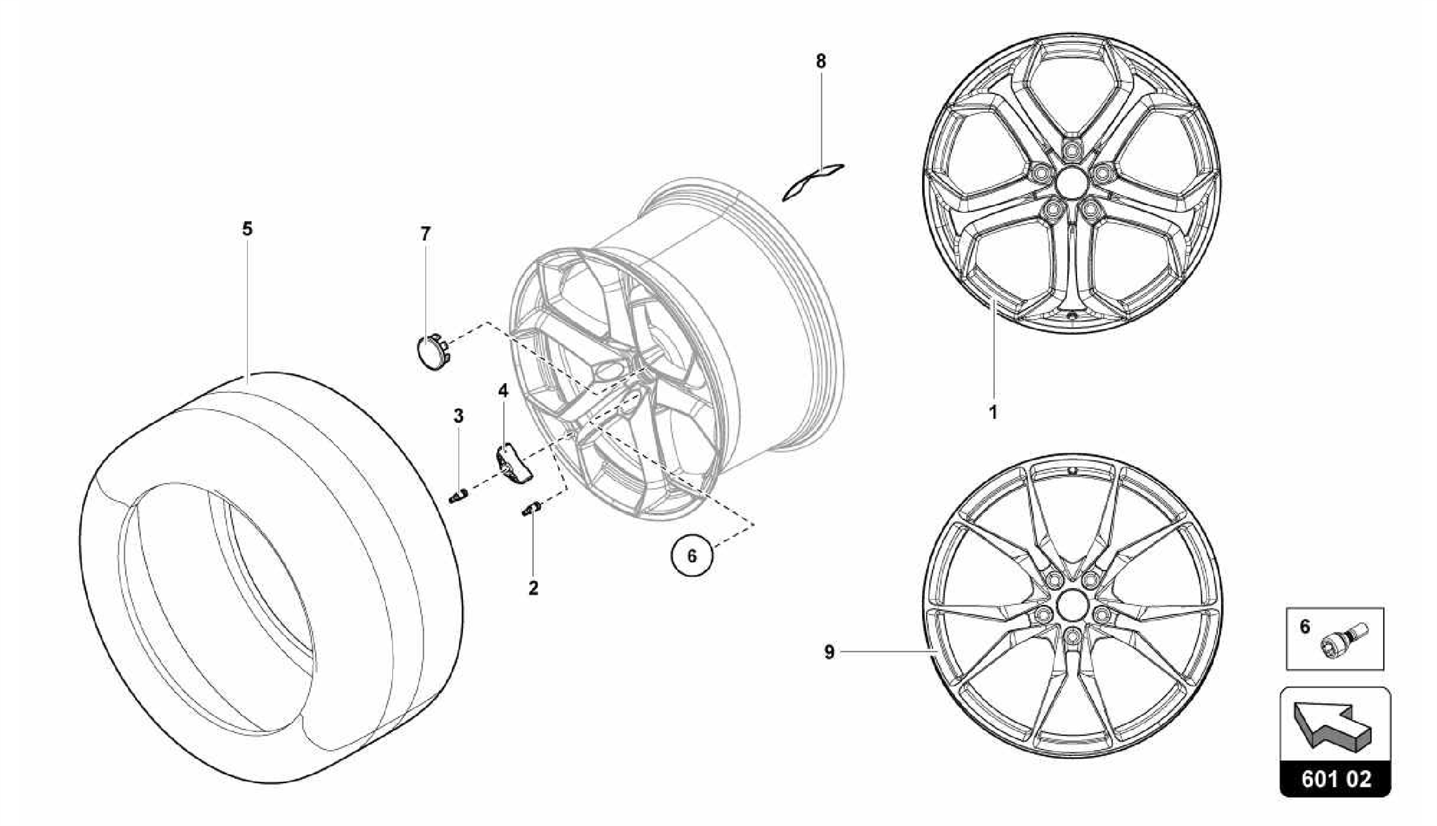 601.02.00-WHEELS/TYRES REAR