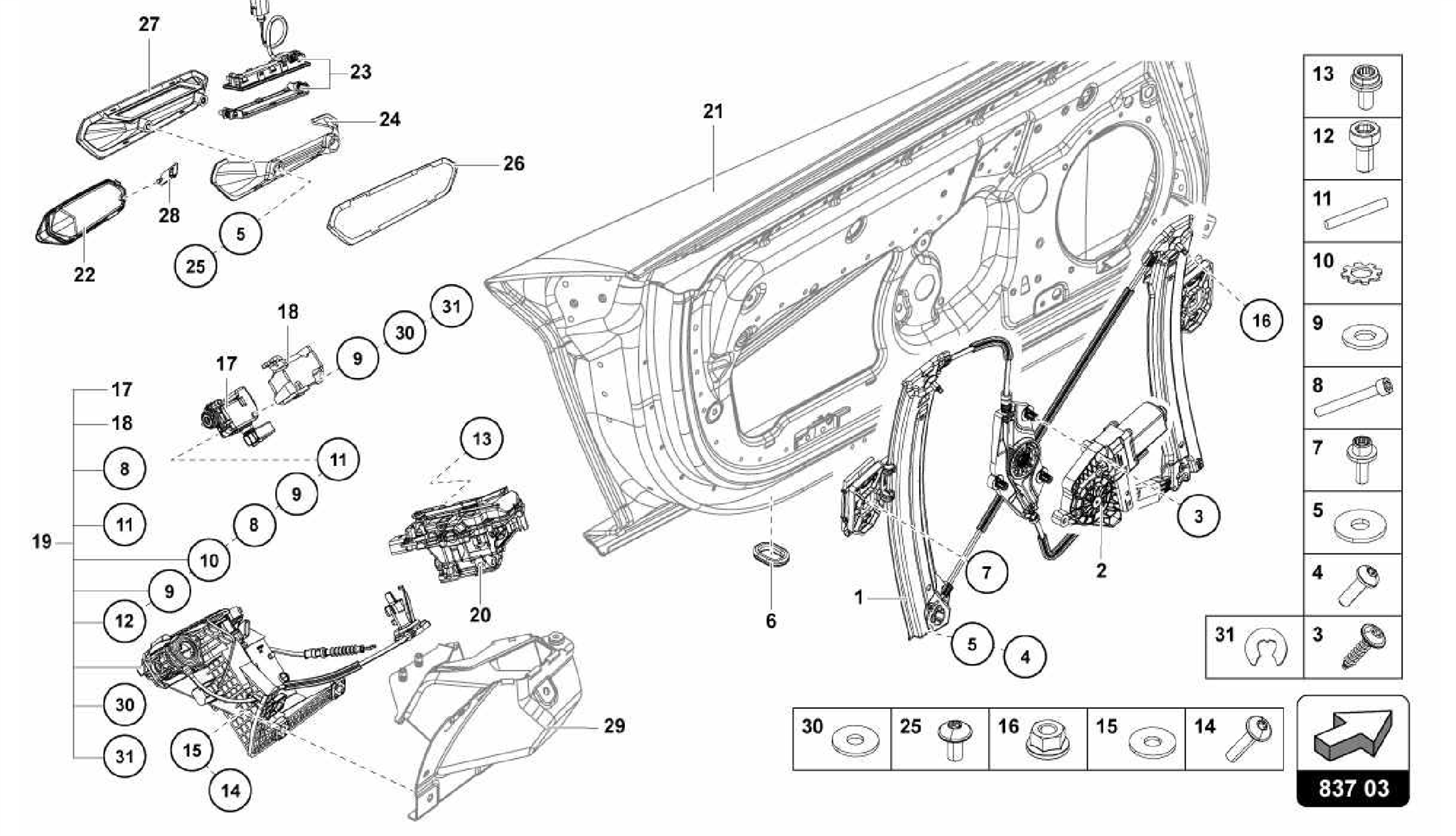 837.03.00-DRIVER AND PASSENGER DOOR