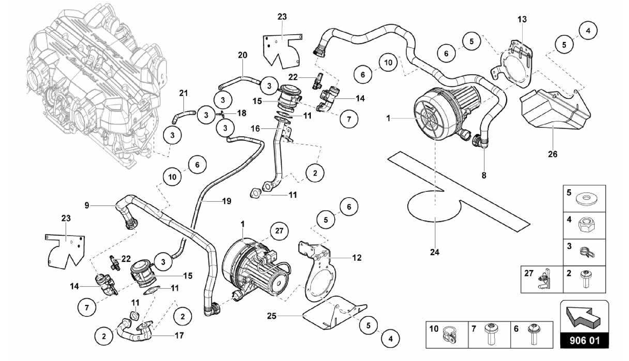 906.01.00-SECONDARY AIR PUMP