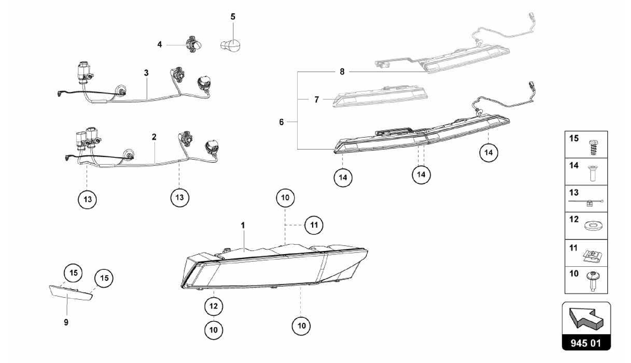 945.01.00-TAIL LIGHT REAR