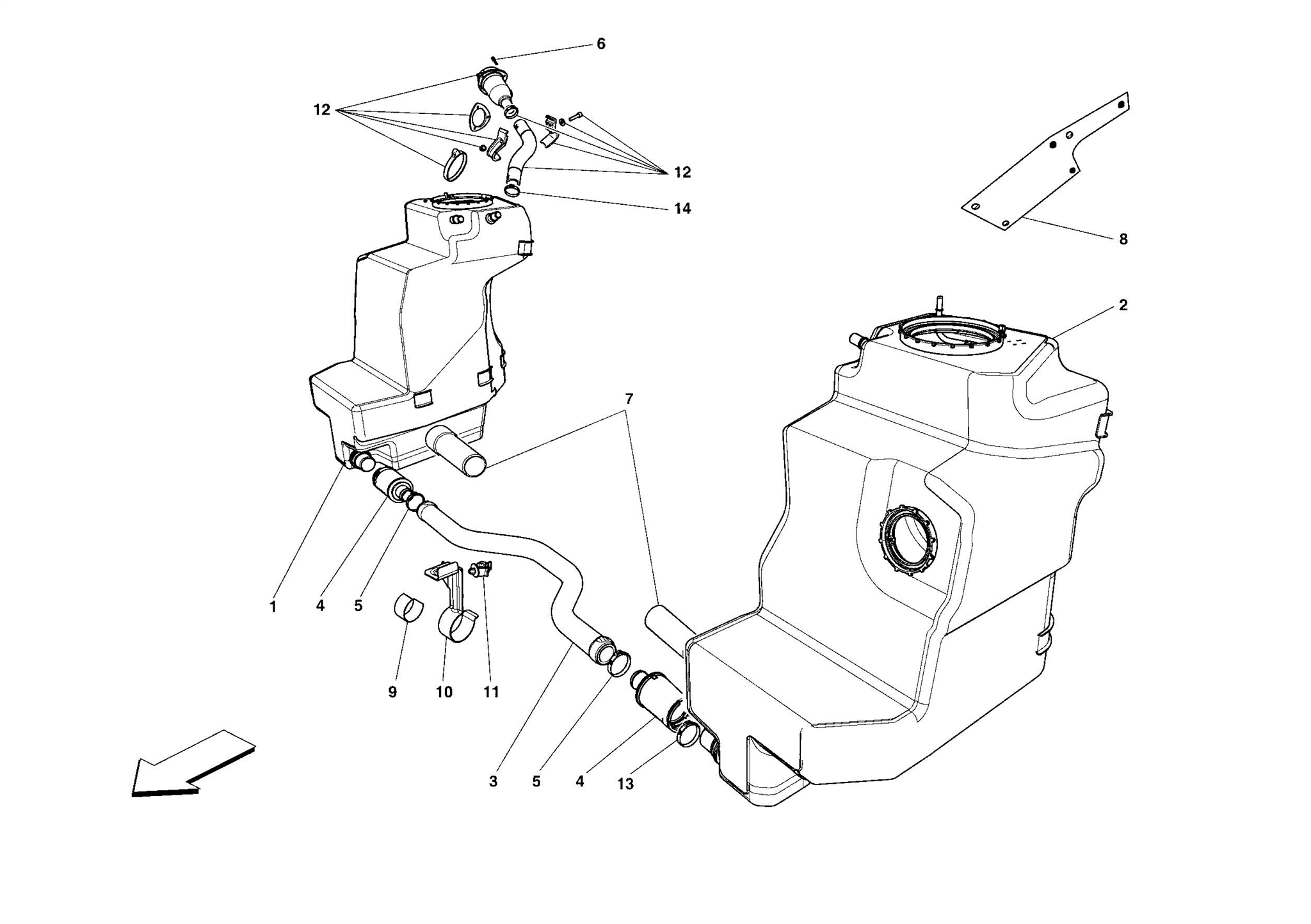 0010 - FUEL TANKS AND FILLER NECK