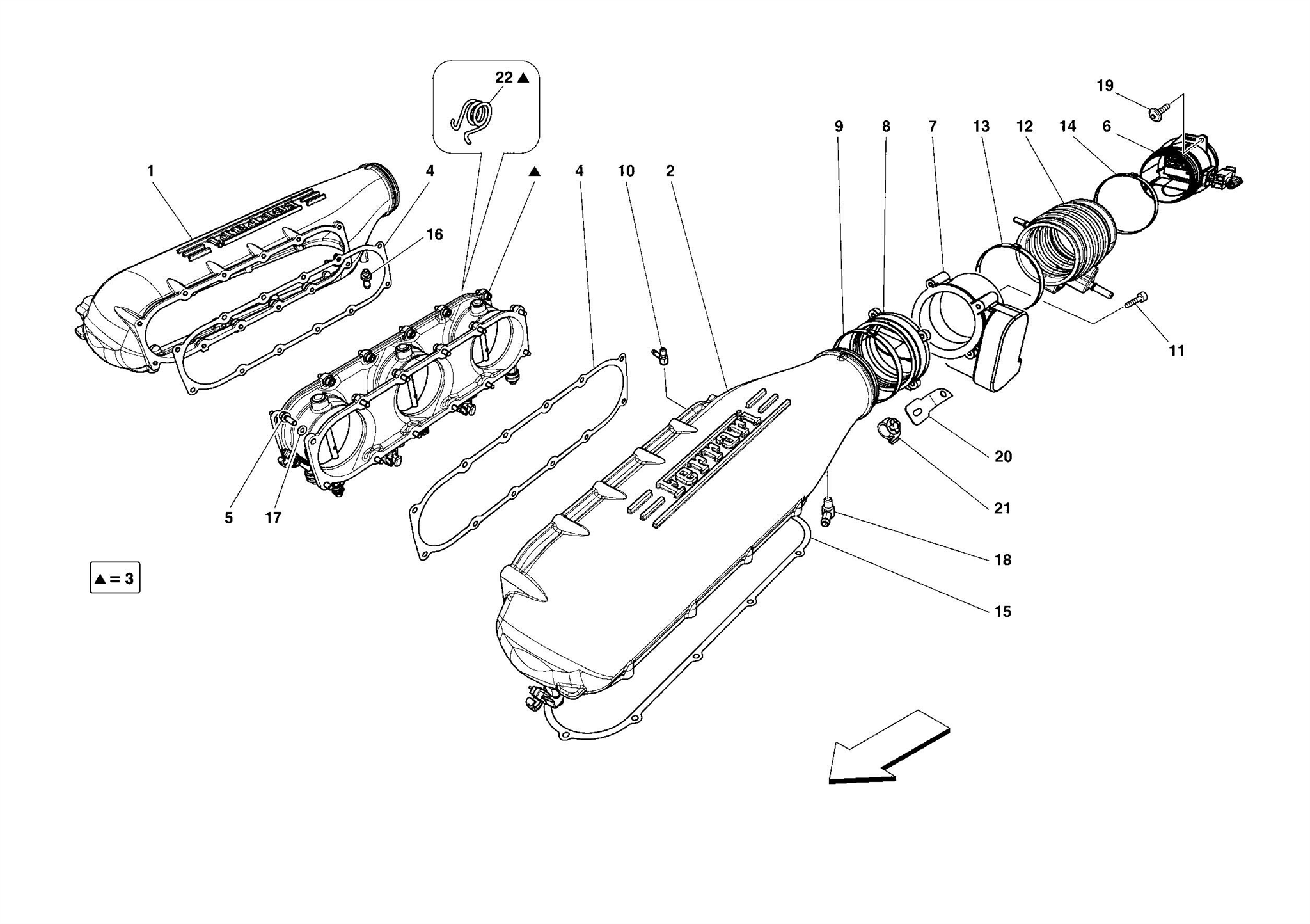 0015 - INTAKE MANIFOLD COVER