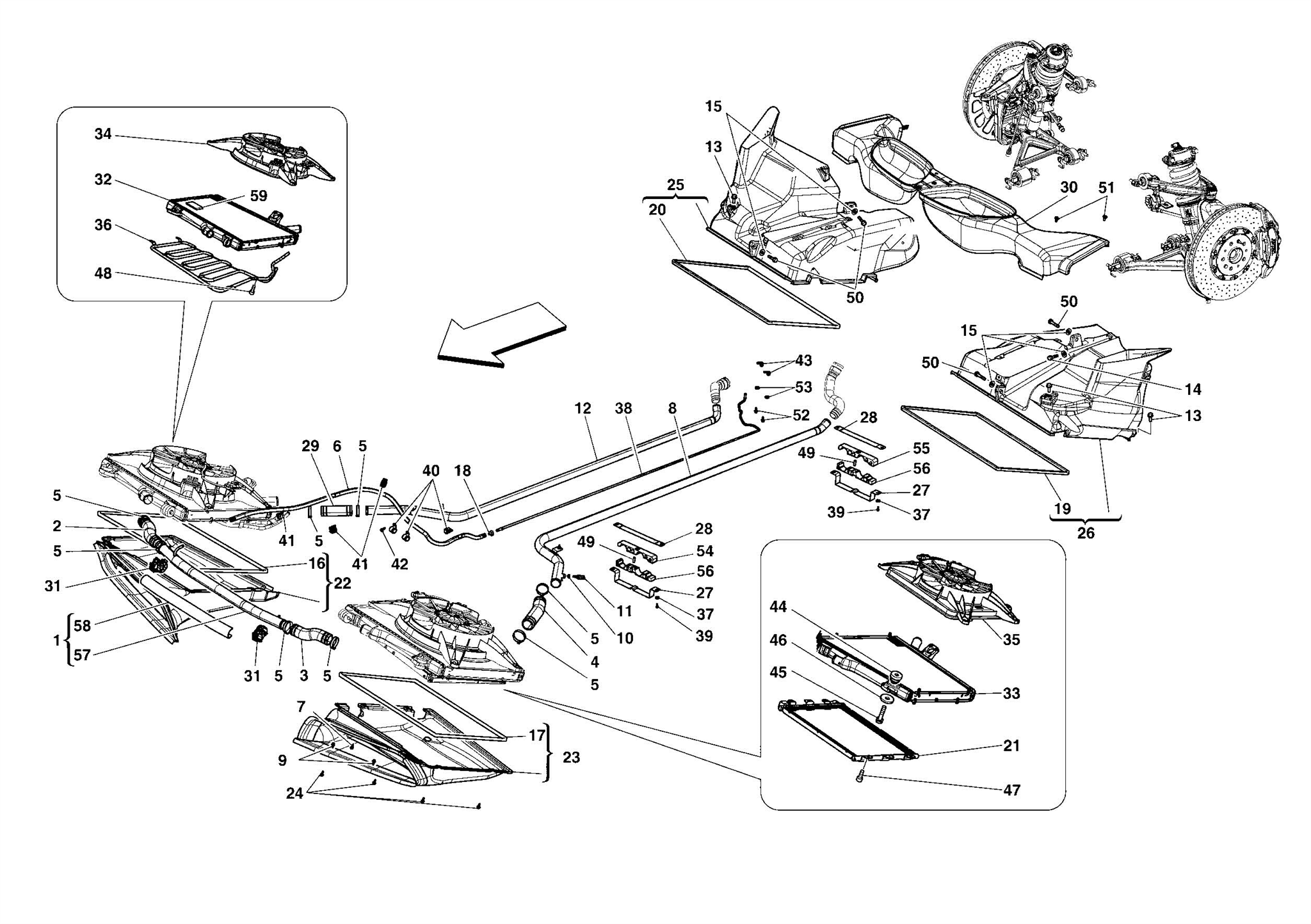 0021 - COOLING - RADIATORS AND AIR DUCTS