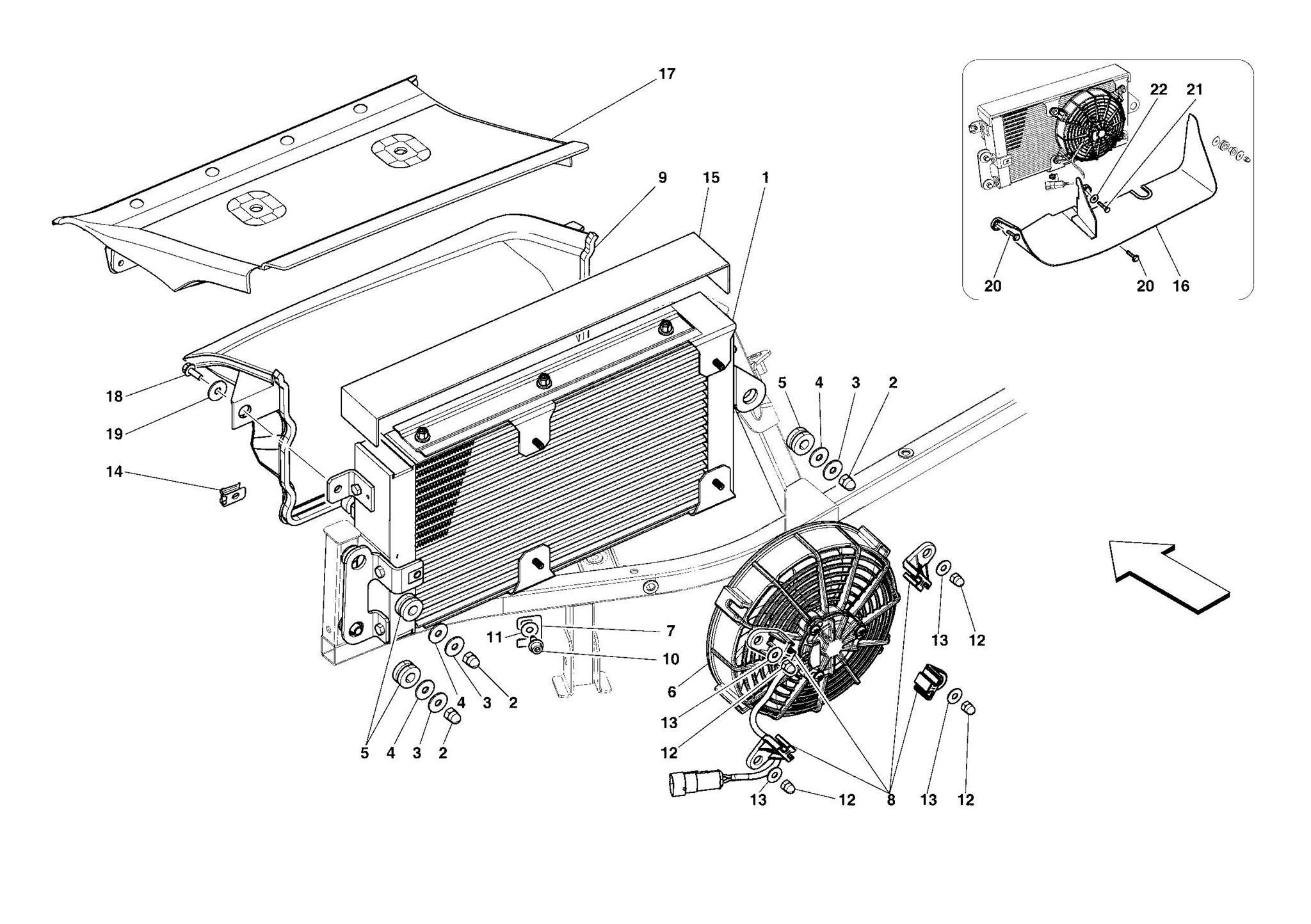 0022 - GEARBOX OIL COOLING RADIATORS