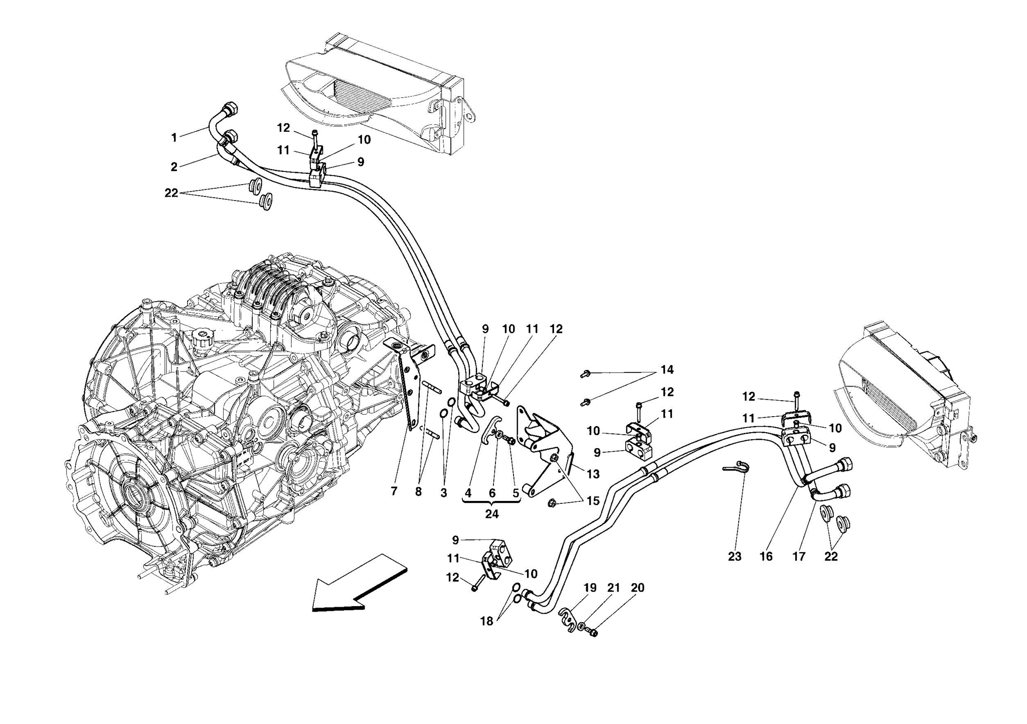 0023 - GEARBOX OIL LUBRICATION AND COOLING SYSTEM