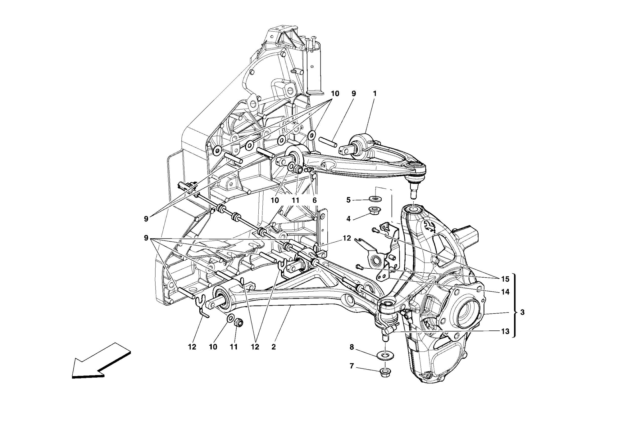 0035 - FRONT SUSPENSION - ARMS