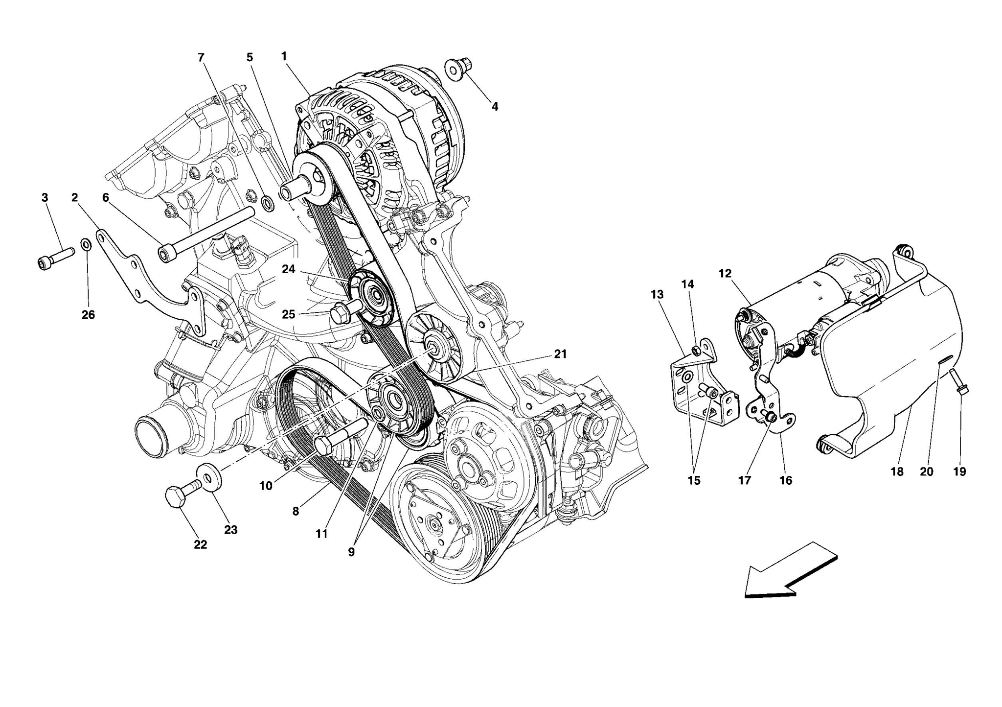 0042 - ALTERNATOR - STARTER MOTOR
