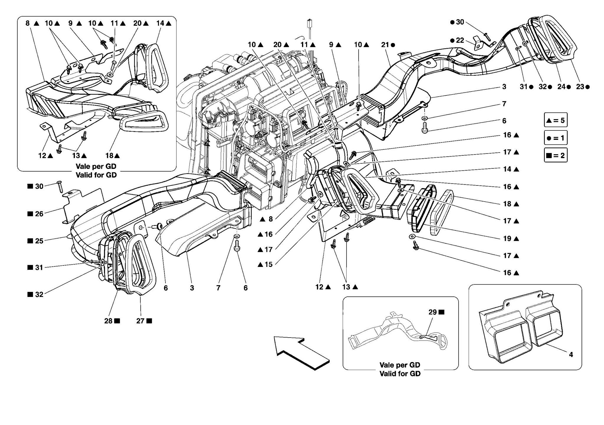 0047 - DASHBOARD AIR DUCTS