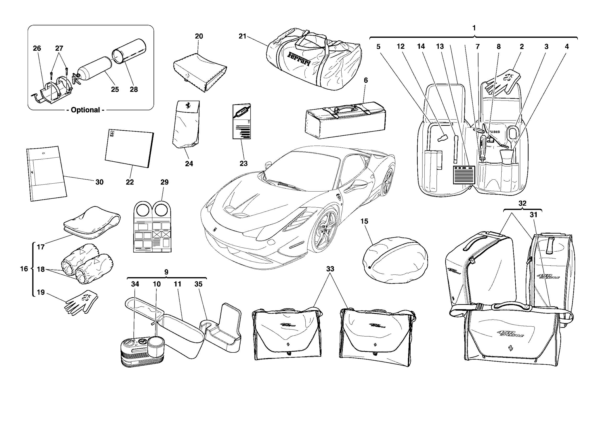 0048 - TOOLS AND ACCESSORIES PROVIDED WITH VEHICLE