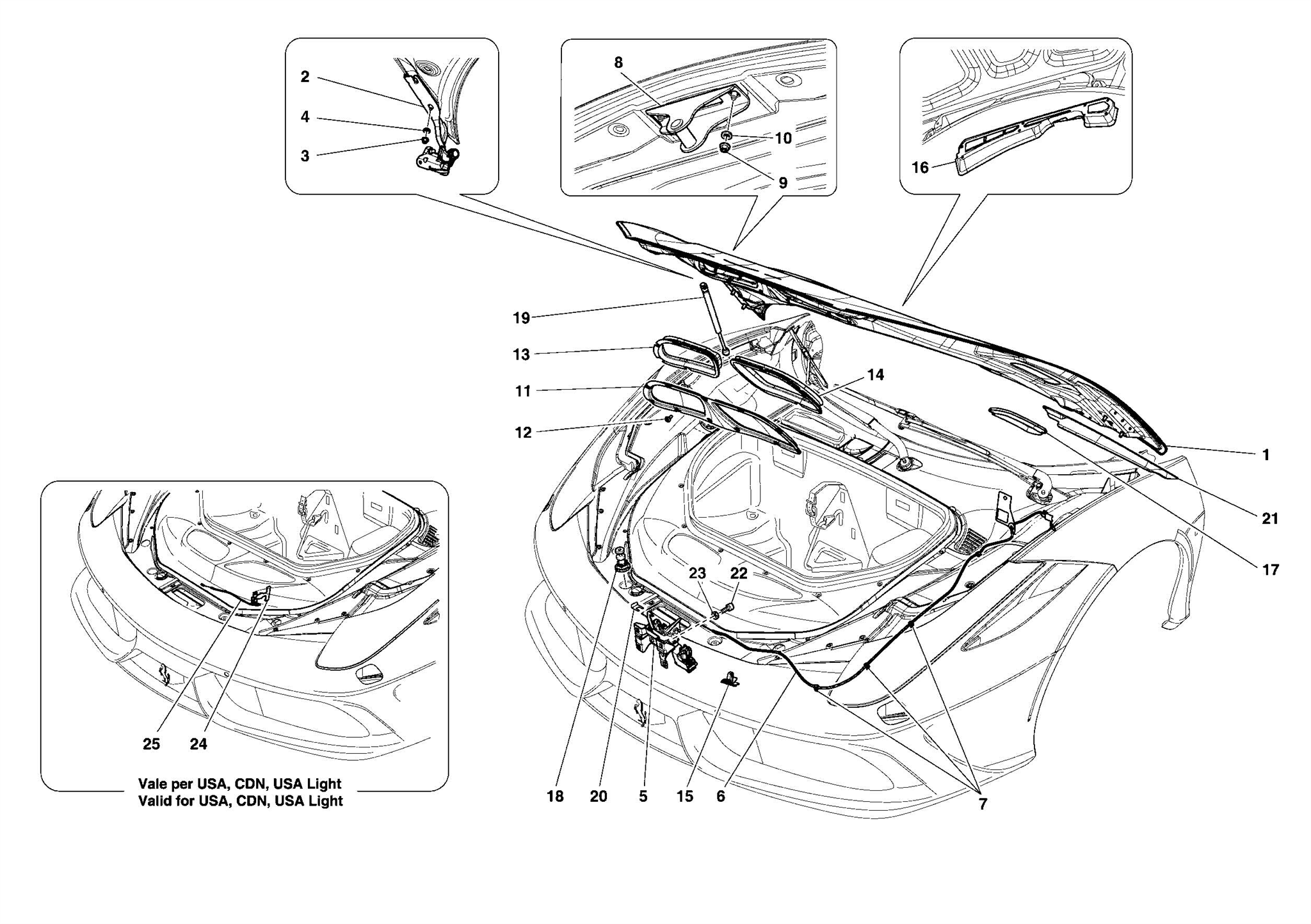 0110 - FRONT LID AND OPENING MECHANISM