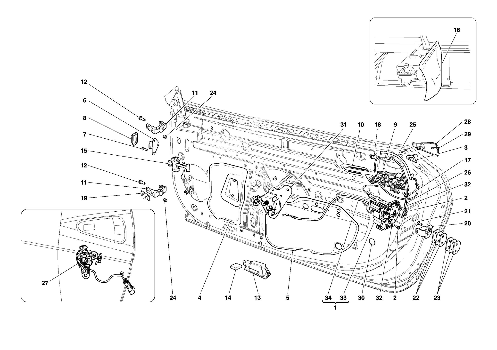 0114 - DOORS - OPENING MECHANISMS AND HINGES