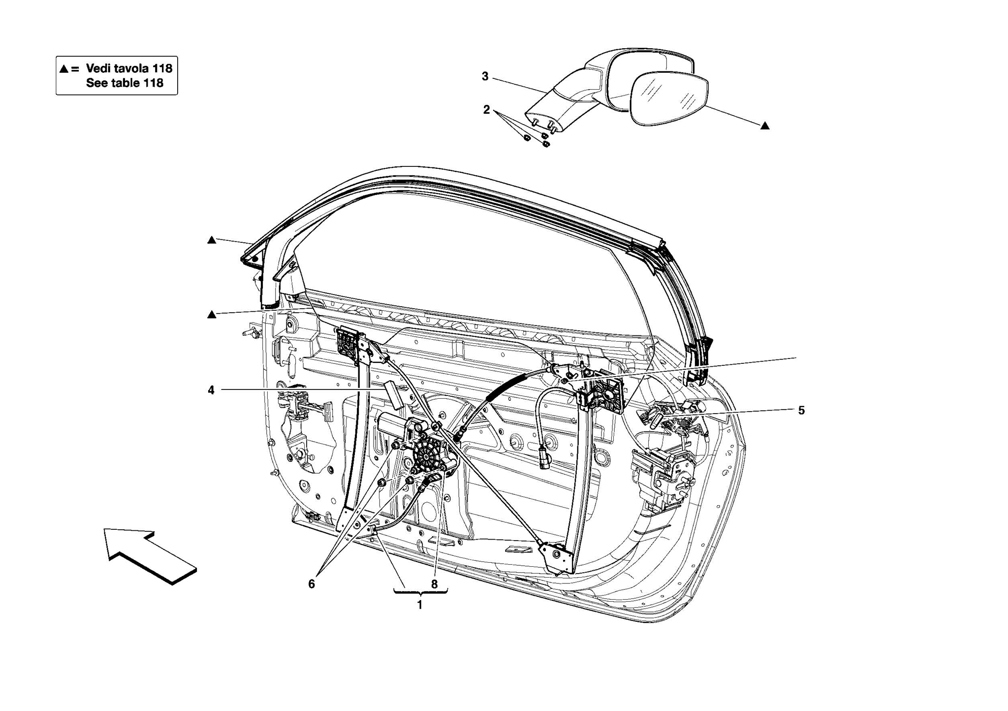 0115 - DOORS - POWER WINDOW AND REAR VIEW MIRROR