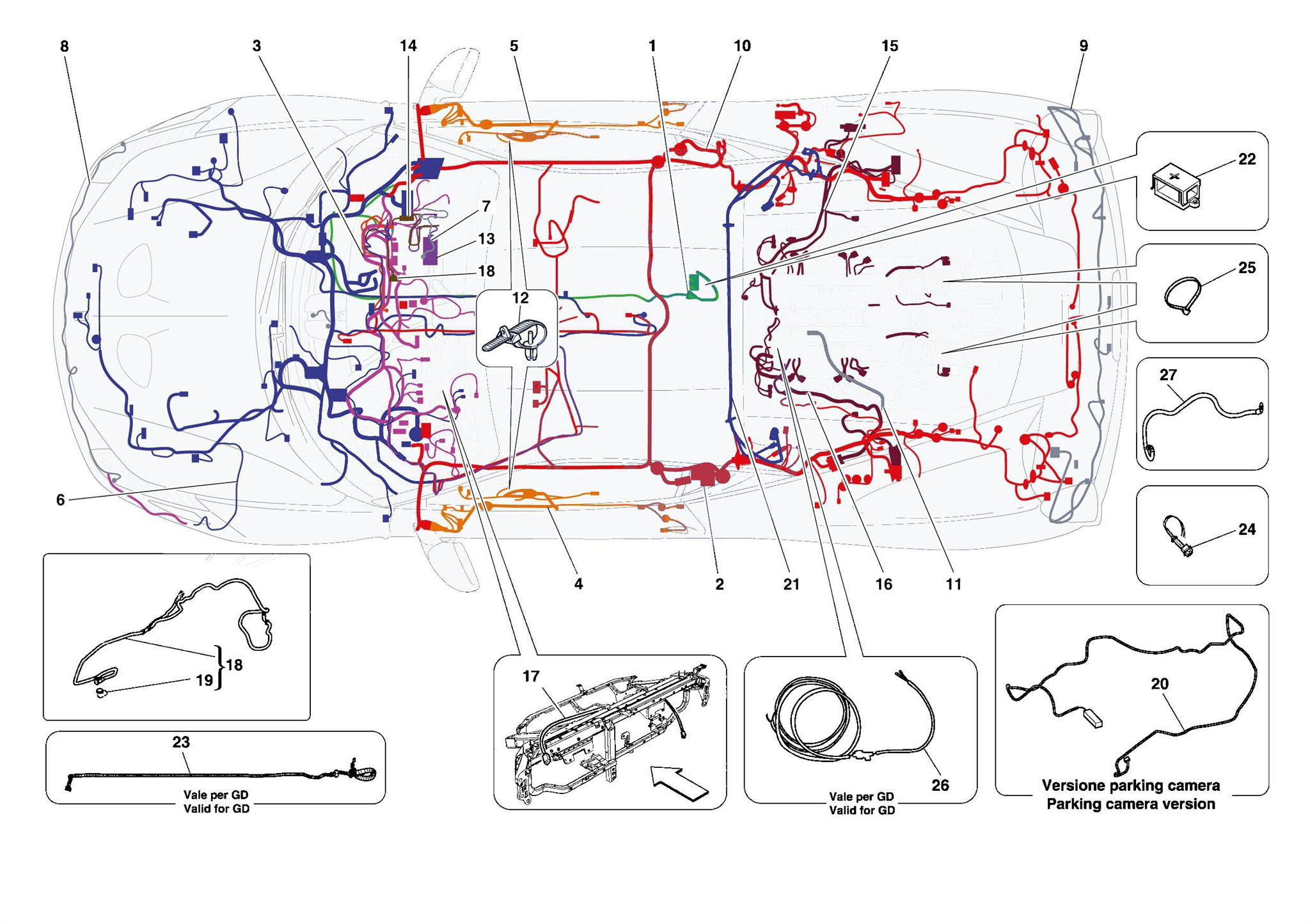 0127 - MAIN WIRING HARNESSES
