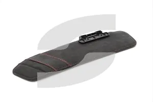 Ferrari - Used Parts 83874700-Q1 LH SUN VISOR - Black leather/red stitching
