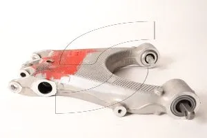 Ferrari - Used Parts 911175-A1 COMPL. RH REAR LOWER ARM - RED PAINT