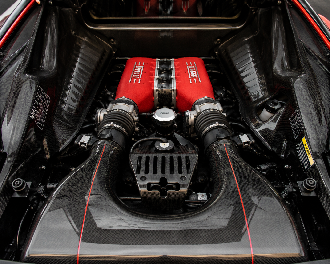 Ferrari 458 Scuderia inspired engine